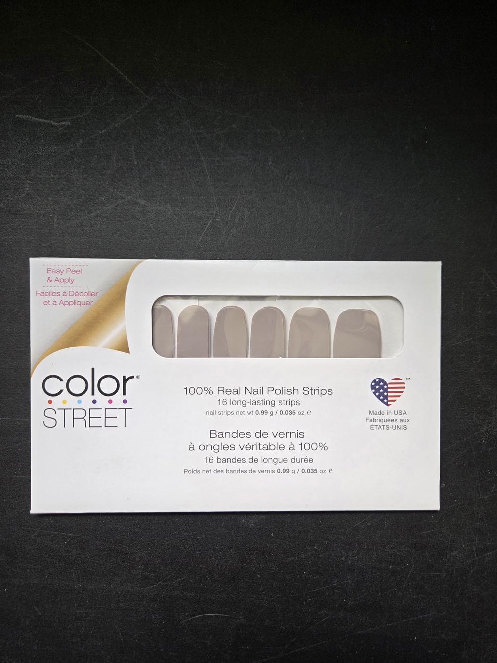 Color Street Nail Polish Strips Brand New Amazing Greige